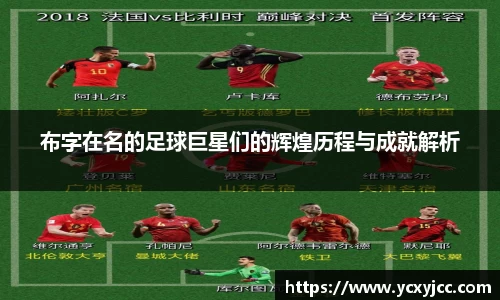 布字在名的足球巨星们的辉煌历程与成就解析